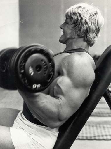 Dave Draper, bicep photos.